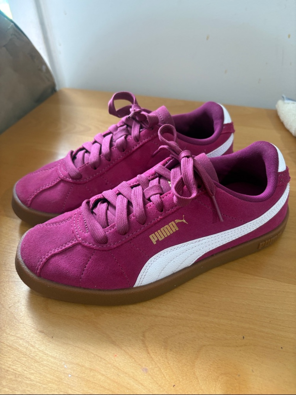 Puma Club II sneakers in Suede Berry Mauve NWOT